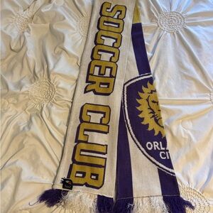 Orlando City Soccer Club Purple and White Scarf